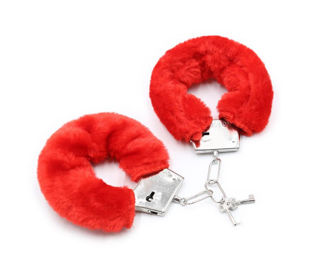 Esposas de Metal para Muñecas con Pelo Rojo