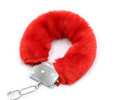 Esposas de Metal para Muñecas con Pelo Rojo