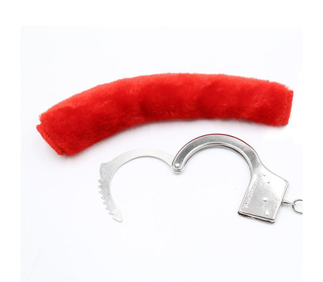 Esposas de Metal para Muñecas con Pelo Rojo