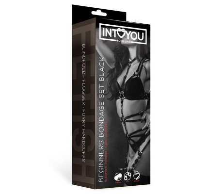 Set de Bondage para Principiantes Beginners 3 Piezas Negro