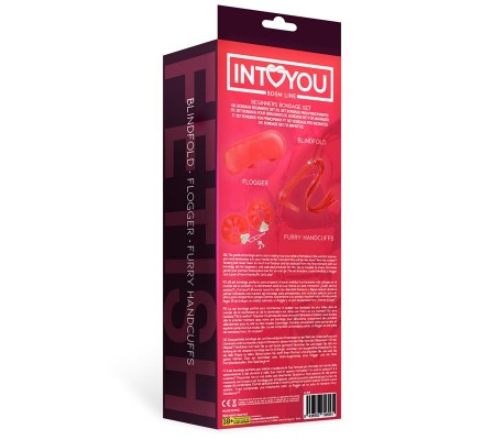 Set de Bondage para Principiantes Beginners 3 Piezas Rojo