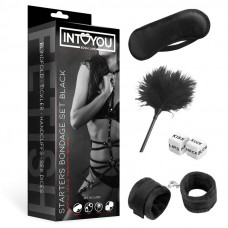 Set de Bondage para Principiantes Starters 4 Piezas Negro
