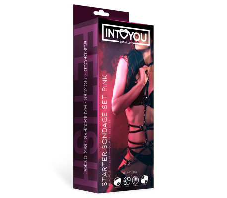 Kit de Bondage para Principiantes Starters 4 Piezas Rosa