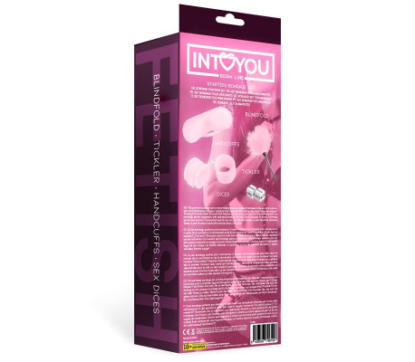 Kit de Bondage para Principiantes Starters 4 Piezas Rosa