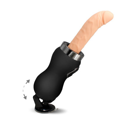 Sex Machine Vibración, Thrusting y Calor Control Remoto USB