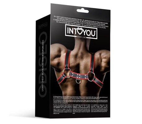 Odiseo Arnés Masculino para el Pecho Cuero Vegano