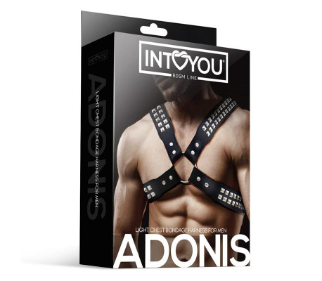 Adonis Arnés Masculino para el Pecho Cuero Vegano