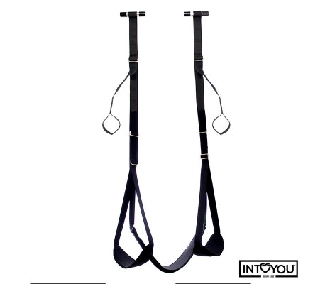 Adjustable Door Swing with Legs Support & Seat