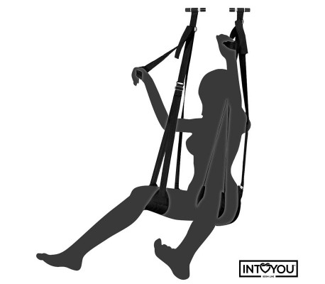 Adjustable Door Swing with Legs Support & Seat
