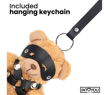 Bearly Llavero de Osito BDSM con Arnés