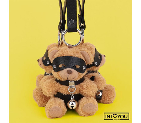 Bearly Llavero de Osito BDSM con Arnés