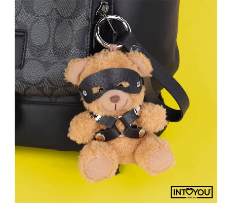 Bearly Llavero de Osito BDSM con Arnés