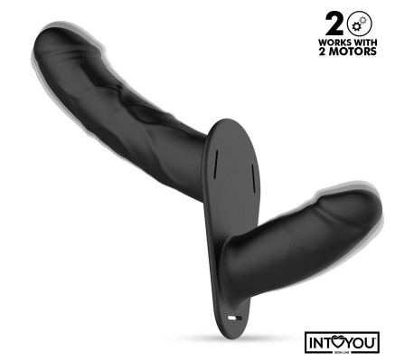 Jordan Arnés Dildo Doble con Vibración y Control Remoto