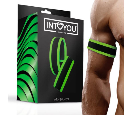 Brazaletes con Velcro que Brillan en la Oscuridad