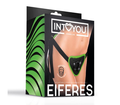 Eiferes Arnés Ajustable estilo Corset que Brilla en la Oscuridad