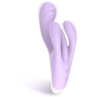 Brightlilac Vibrador Triple Motor Ergonomico USB Silicona