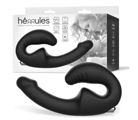 Strap-on Vibrador Doble sin Arnés