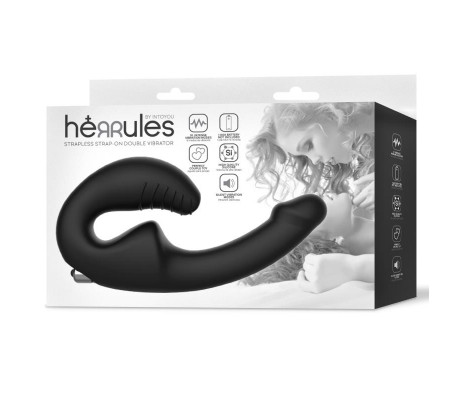 Strap-on Vibrador Doble sin Arnés
