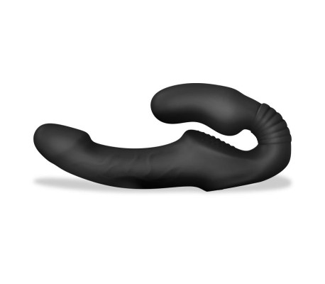 Strap on Vibrador Doble sin Arnés con Control Remoto