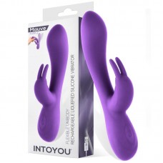 Mauve Vibrador Unibody Silicona Líquida USB Púrpura