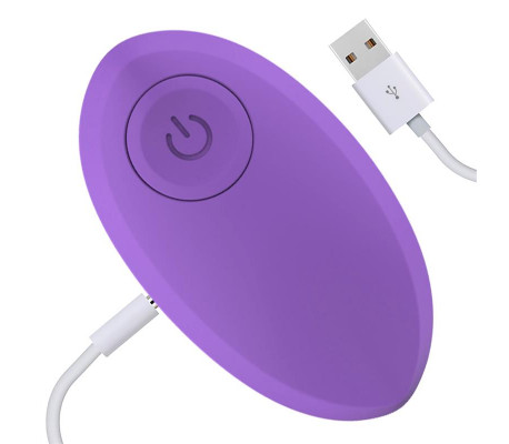 Huevo Vibrador Control Remoto Odise USB Silicona Púrpura