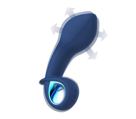 Vibrador Alpha Advanced con Función de Inflado y Vibración USB Silicona