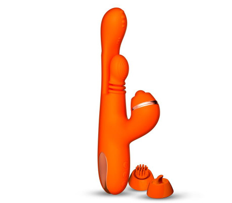 Ethan Vibrador Masaje 360º para el Punto G y Cabezales Intercambiables