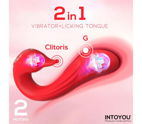 Swana Vibrador con Lengua y Ángulo Ajustable