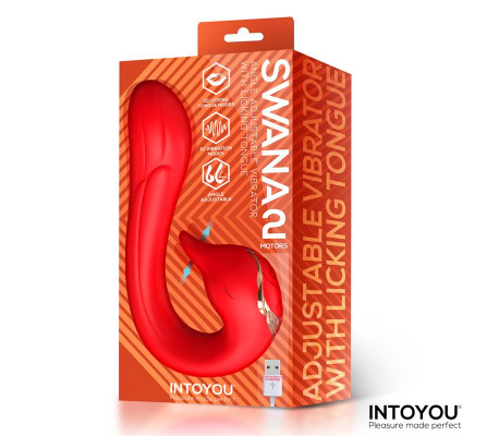 Swana Vibrador con Lengua y Ángulo Ajustable