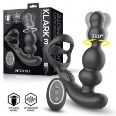 Klark Plug Anal Oscilante con Vibración y Mando a Distancia