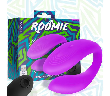 Roomie Vibrador para Parejas Silicona Líquida Unibody Control Remoto USB