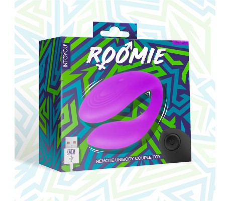 Roomie Vibrador para Parejas Silicona Líquida Unibody Control Remoto USB