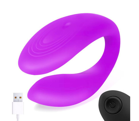Roomie Vibrador para Parejas Silicona Líquida Unibody Control Remoto USB