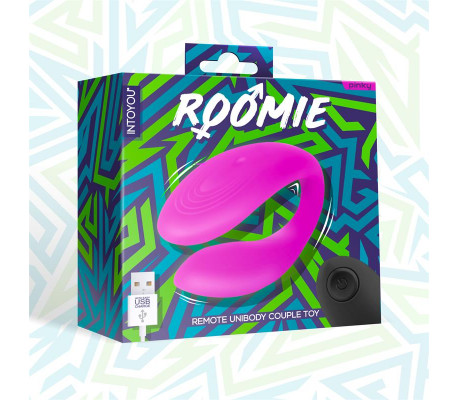 Roomie Vibrador para Parejas Silicona Líquida Unibody Control Remoto USB