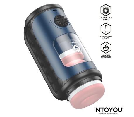 Tenkro Masturbador con Thrusting y Calor USB-C