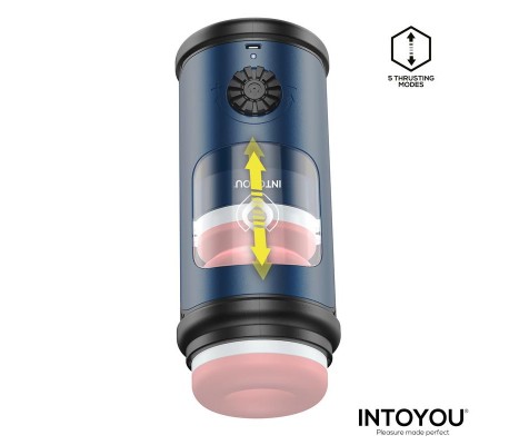 Tenkro Masturbador con Thrusting y Calor USB-C
