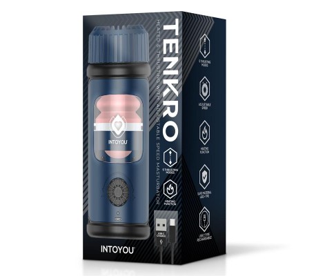 Tenkro Masturbador con Thrusting y Calor USB-C