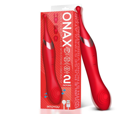 Onax Estimulador Doble Vibrador de Punto y Doble Pulsación USB