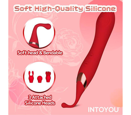Onax Estimulador Doble Vibrador de Punto y Doble Pulsación USB