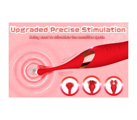 Onax Estimulador Doble Vibrador de Punto y Doble Pulsación USB