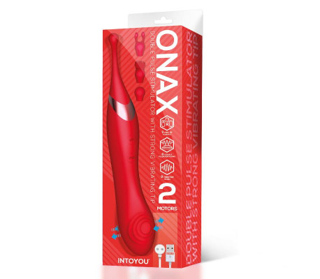 Onax Estimulador Doble Vibrador de Punto y Doble Pulsación USB