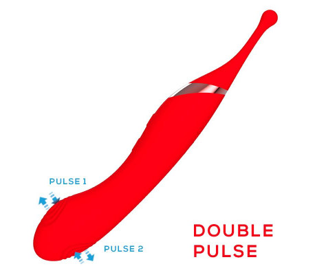 Onax Estimulador Doble Vibrador de Punto y Doble Pulsación USB