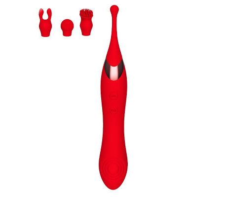 Onax Estimulador Doble Vibrador de Punto y Doble Pulsación USB