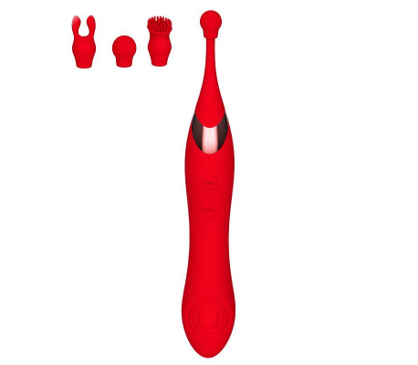 Onax Estimulador Doble Vibrador de Punto y Doble Pulsación USB