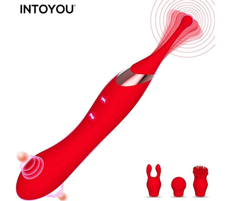 Onax Estimulador Doble Vibrador de Punto y Doble Pulsación USB