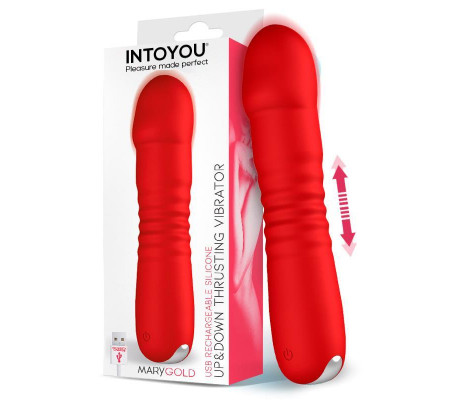 Marygold Estimulador con Movimiento Thrusting Up & Down  USB Silicona
