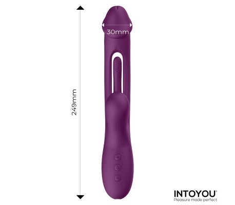 Siter Vibrador con Lengua Movimiento Flipping y Bola Golpeteo