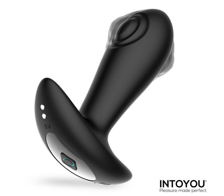 Milton Plug Anal con Doble Tapping y Control Remoto