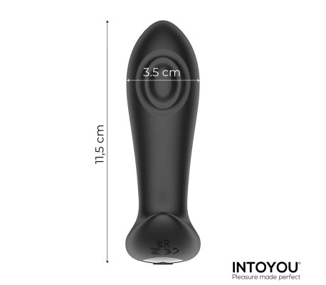 Milton Plug Anal con Doble Tapping y Control Remoto