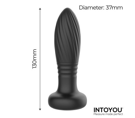 Tainy Plug Anal con Thrusting y Luces Led con Control Remoto